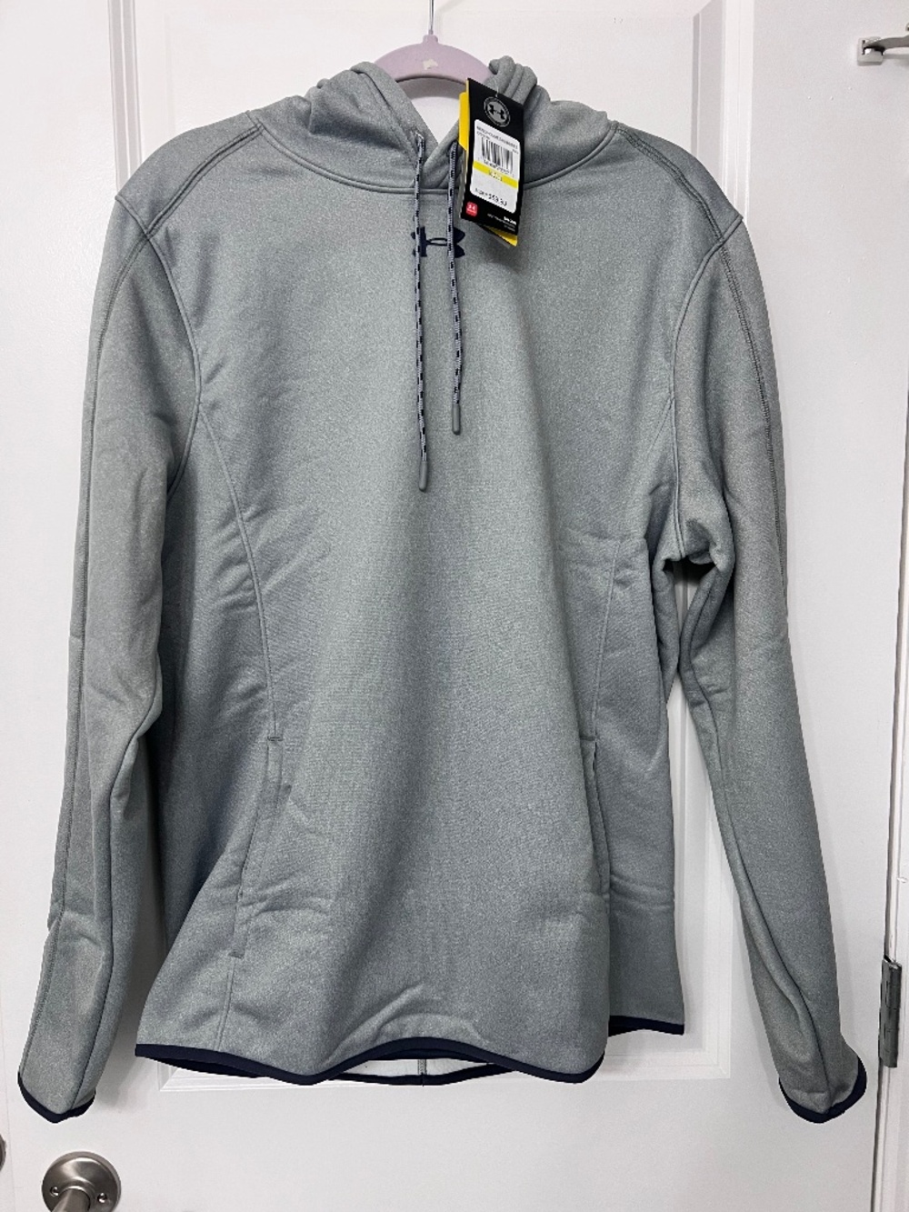 Under Armour Storm ColdGear Water-Resistant Hoodie Men’s Medium Gray NWT